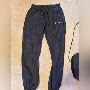 champion navy sweatpants polyester lightweight new never worn size M gorpcore